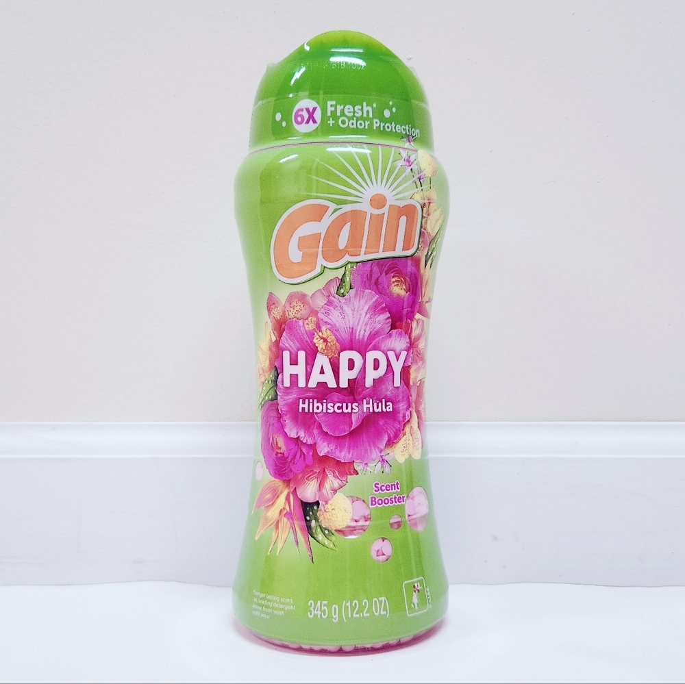 🐢2/$15 Gain In-Wash Scent Booster Beads Happy Hibiscus Hula Scent